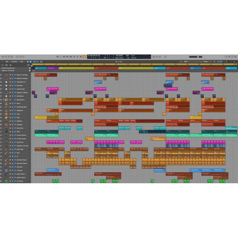 Clara - Logic Pro template Maxi-Beat Music Studio - 2