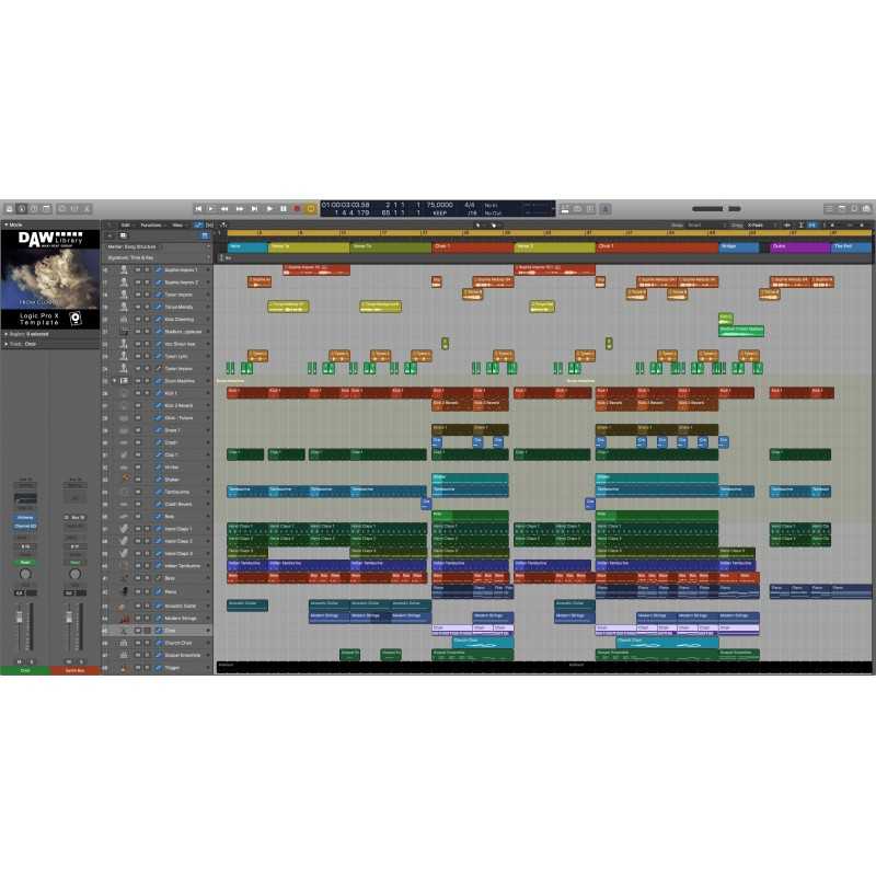 From Clouds - Logic Pro Vorlage Maxi-Beat Music Studio - 2