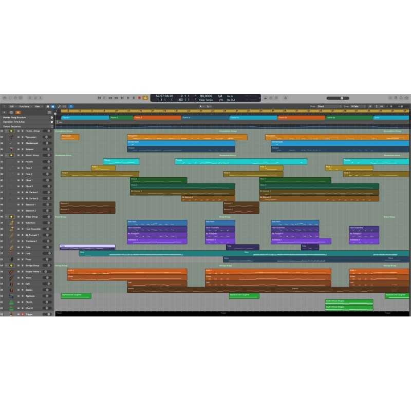 Purple Heaven - Logic Pro Template Maxi-Beat Music Studio - 2