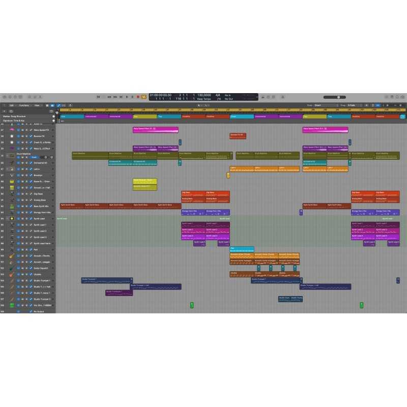 Trumpetino Techno - Logic template Maxi-Beat Music Studio - 2