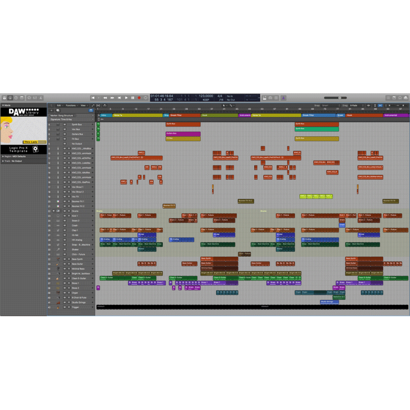 Logic Pro Template - This Lady Maxi-Beat Music Studio - 2