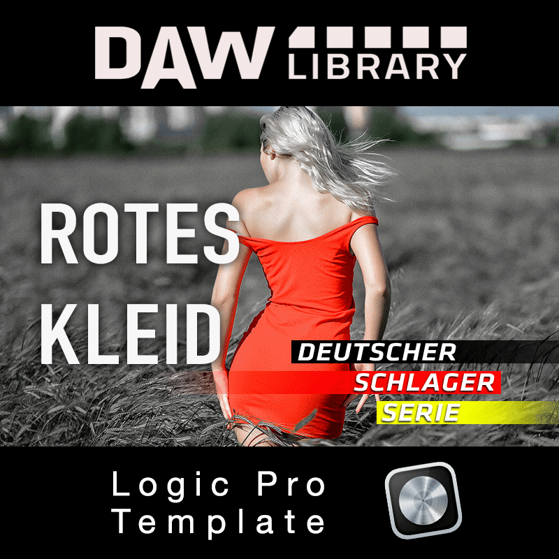 Rotes Kleid - Logic Template Maxi-Beat Music Studio - 1