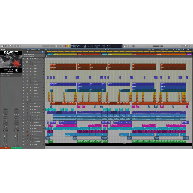 Logic Pro Template - Ein Stern für Dich Maxi-Beat Music Studio - 2