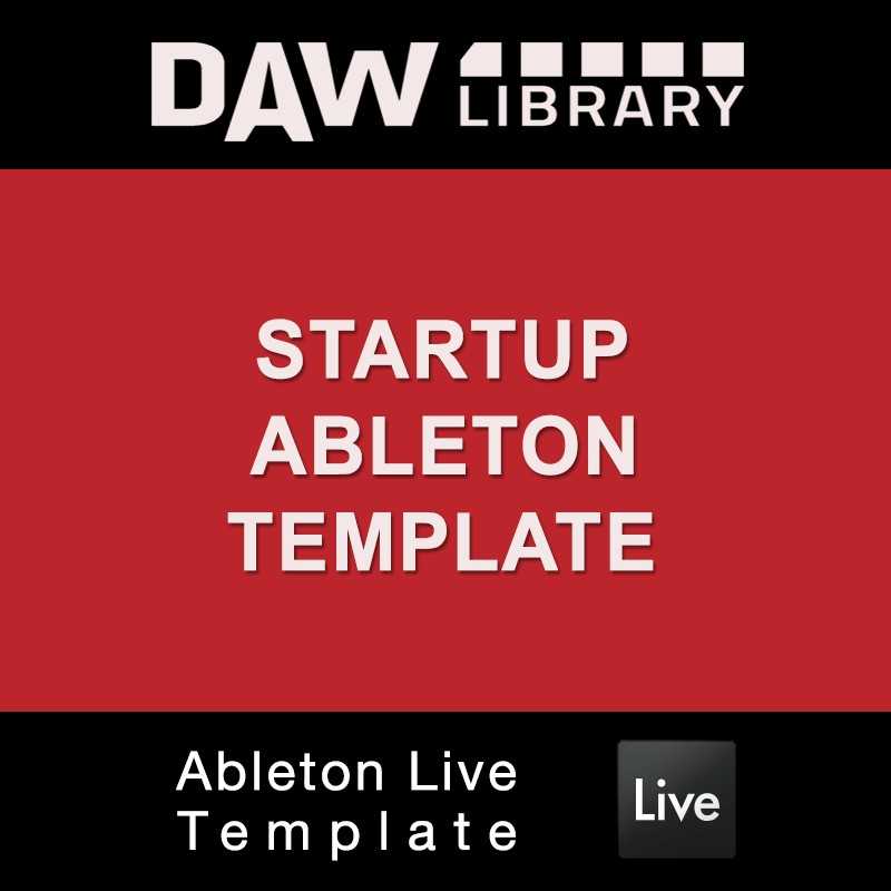 Free Ableton template - Startup Maxi-Beat Music Studio - 1