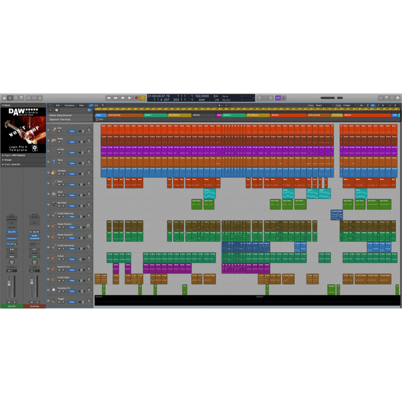 Logic Pro Template - Won´t Stop Maxi-Beat Music Studio - 2