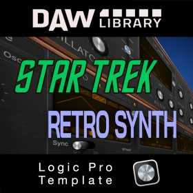 Star Trek Retro Synth - Logic Vorlage Maxi-Beat Music Studio - 1