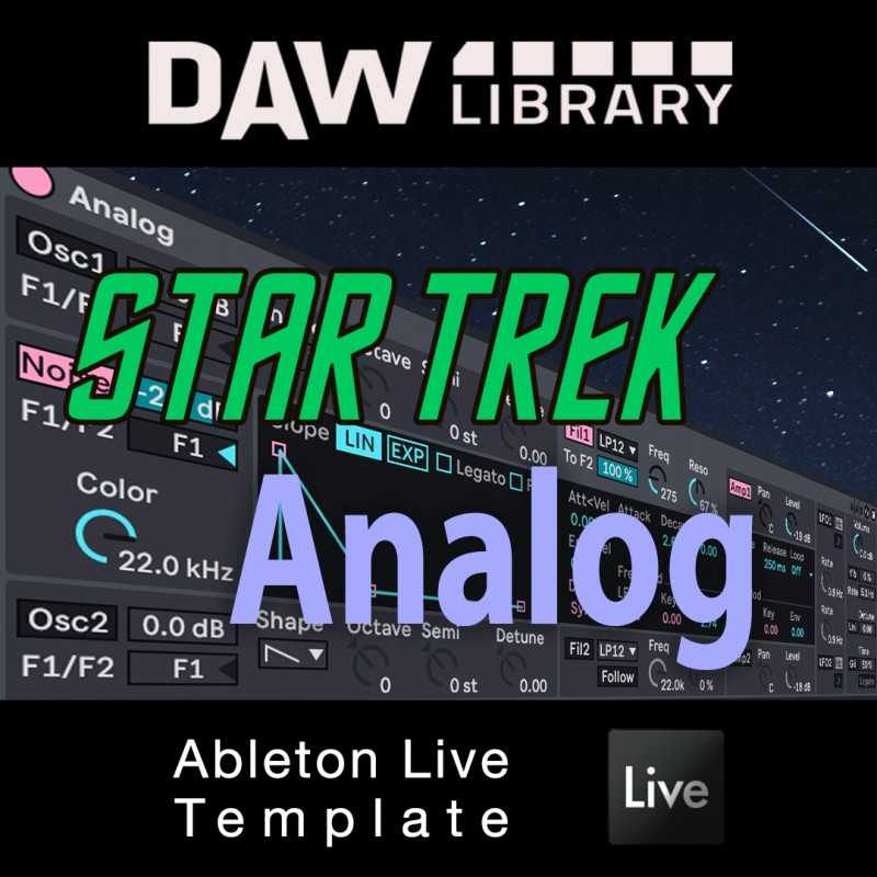 Star Trek Analog - Ableton Template Maxi-Beat Music Studio - 1