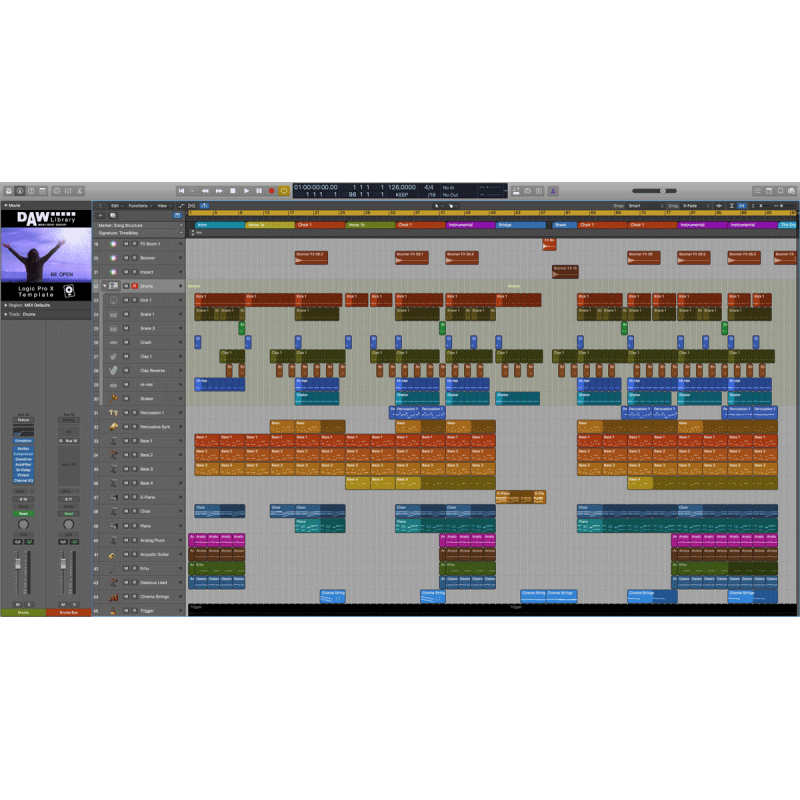 Be open - Logic Pro Template Maxi-Beat Music Studio - 2