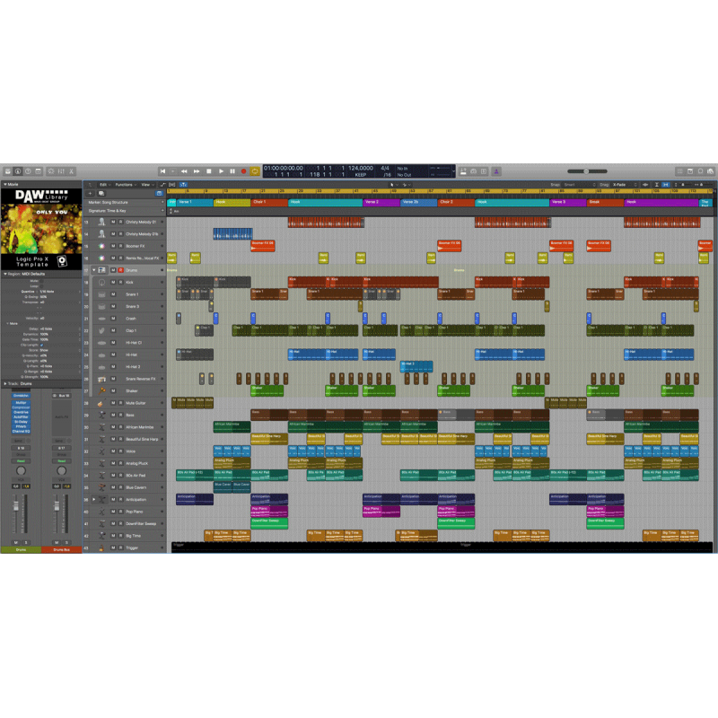 Logic Pro Template - Only You Maxi-Beat Music Studio - 2