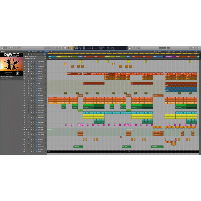 Logic Pro- Template – Be alright Maxi-Beat Music Studio – 2
