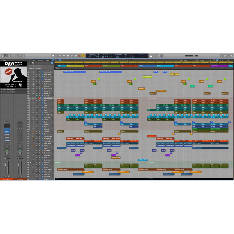 Logic Pro Template - Mister, Mister Maxi-Beat Music Studio - 2