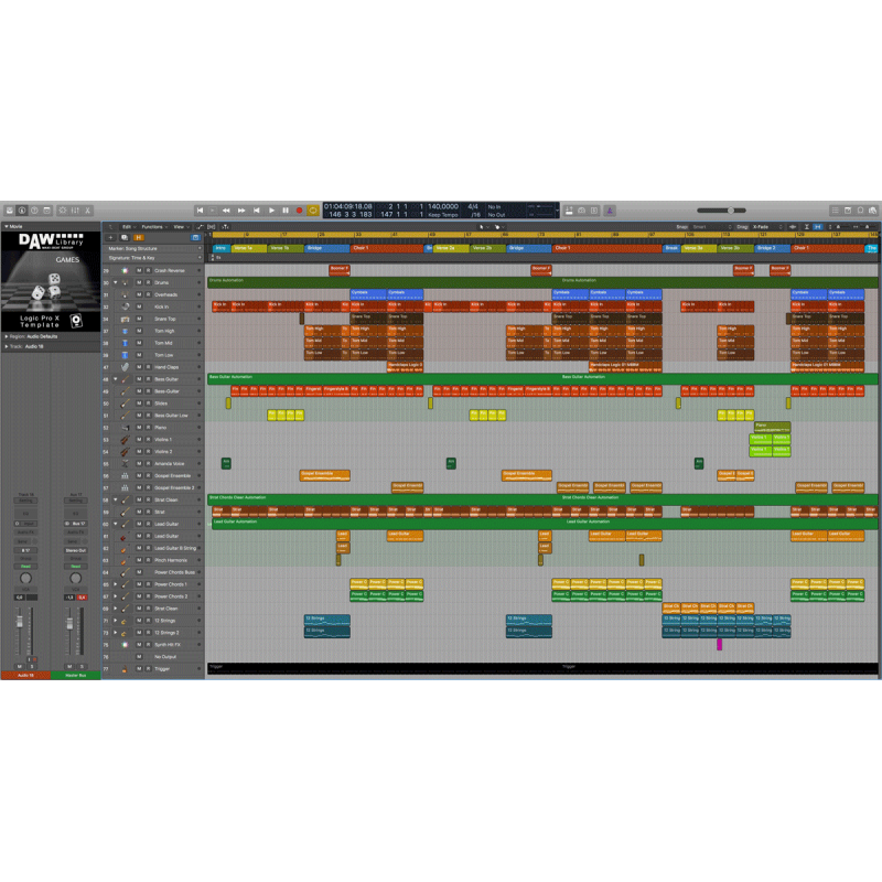 Games - Logic Pro Template Maxi-Beat Music Studio - 2