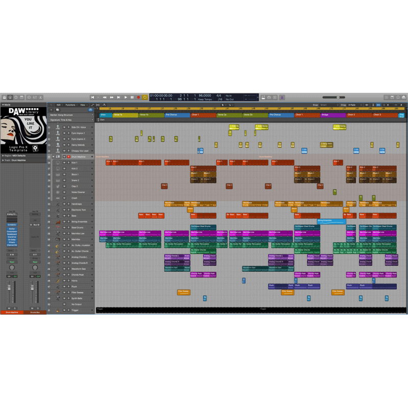 Es gefällt dir – Logic Pro- Template Maxi-Beat Music Studio – 2