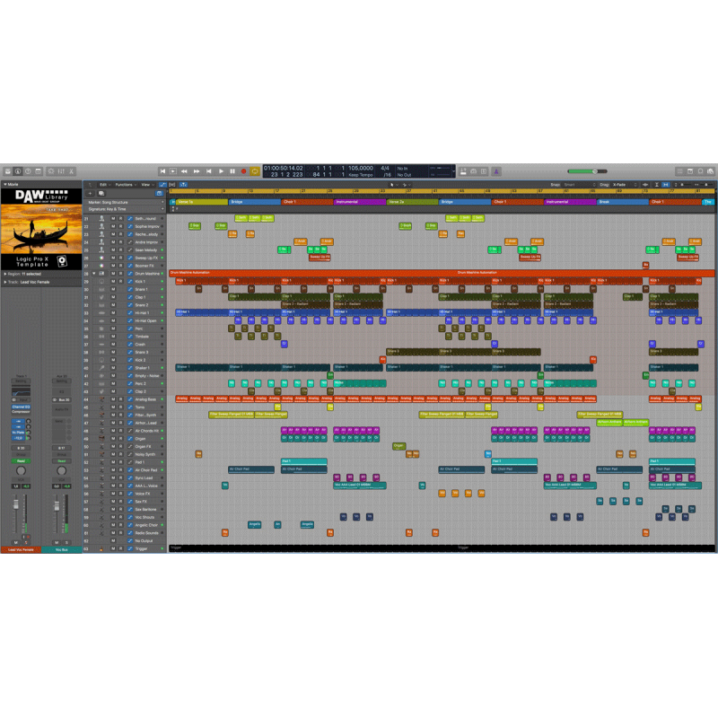 Take That - Logic Pro- Template Maxi-Beat Music Studio - 2
