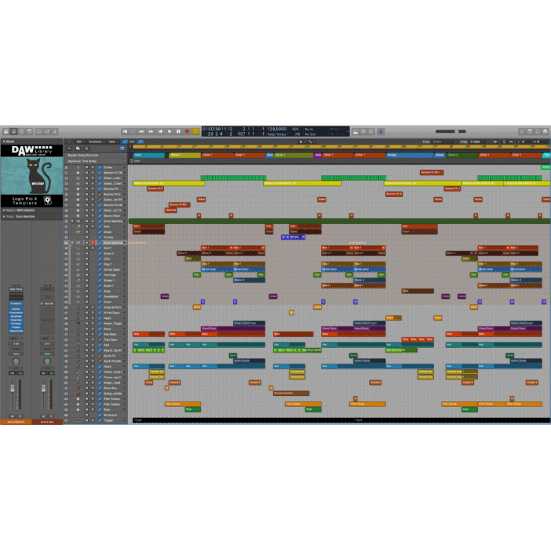 Mystery - Logic Pro Template Maxi-Beat Music Studio - 2