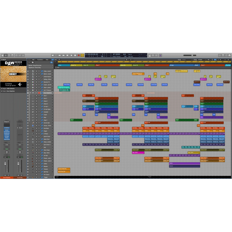 Honey - Logic Pro Template Maxi-Beat Music Studio - 2