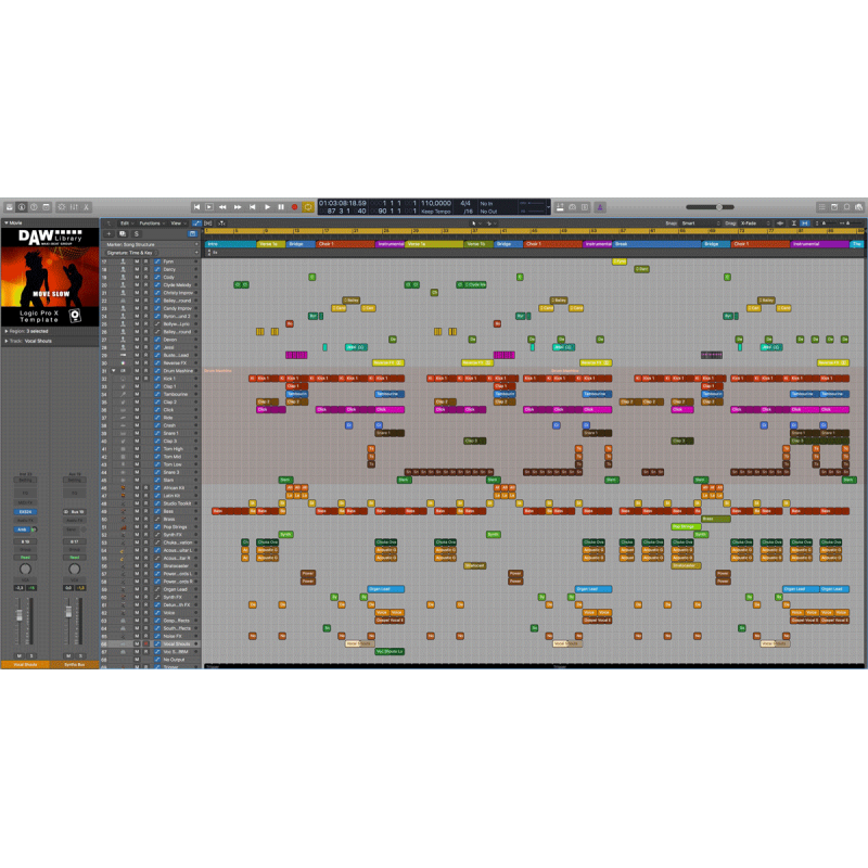 Logic Pro Template - Move slow Maxi-Beat Music Studio - 2