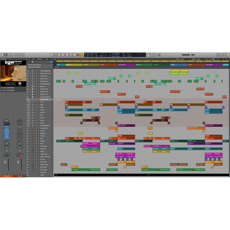 Logic Pro Template - Feel Maxi-Beat Music Studio - 2