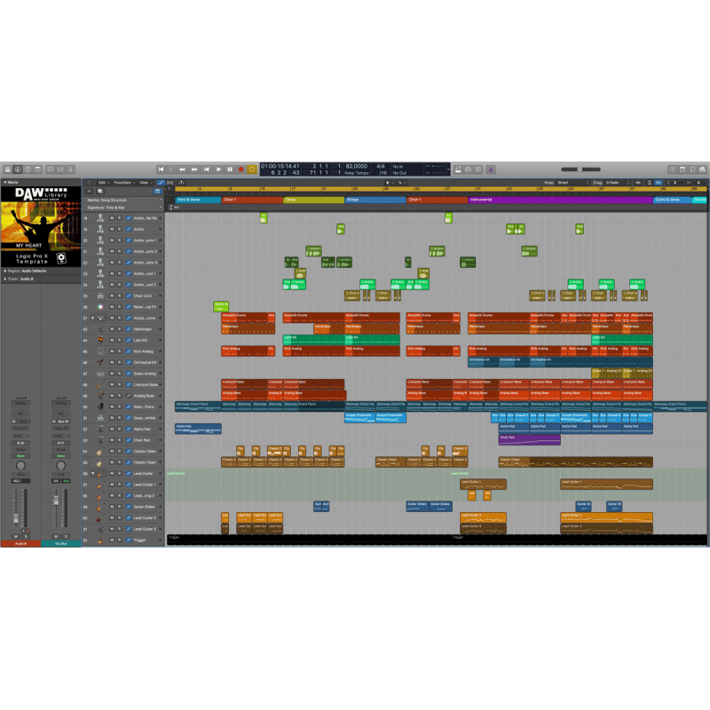 Logic Pro Template - My Heart Maxi-Beat Music Studio - 2