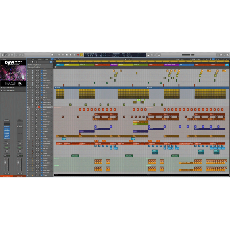 Logic Pro- Template – Wenn wir Maxi-Beat Music Studio bekommen – 2