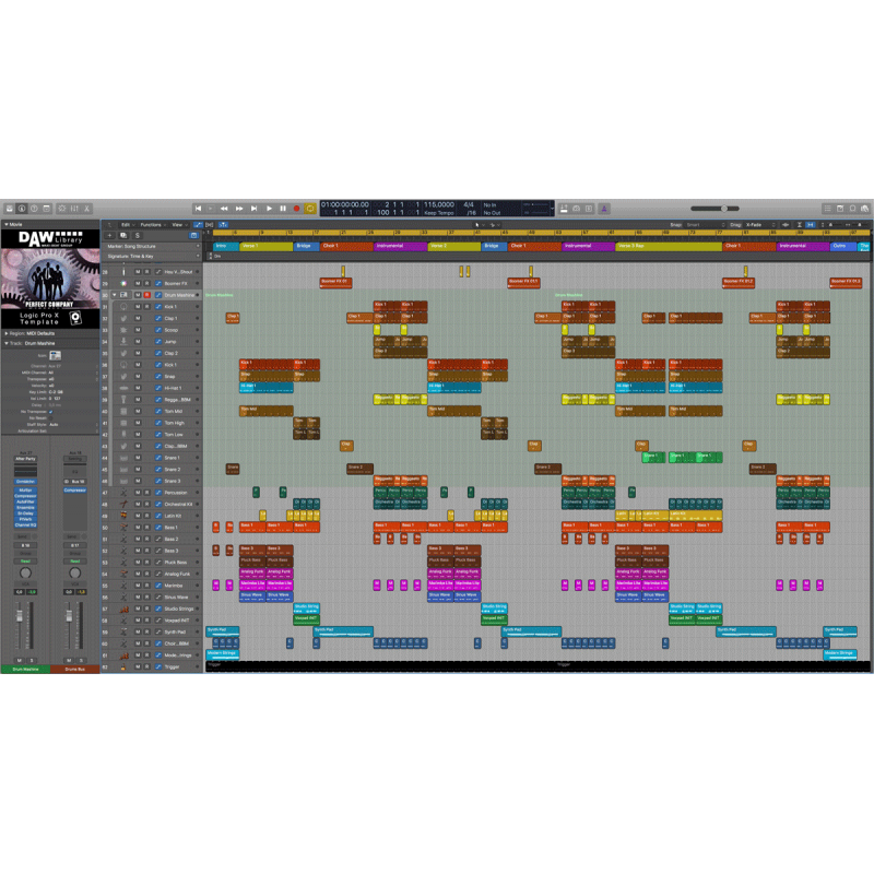 Perfect Company - Logic Template Maxi-Beat Music Studio - 2