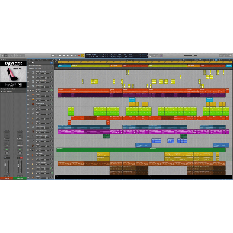 Logic Pro Template - Make Me Maxi-Beat Music Studio - 2