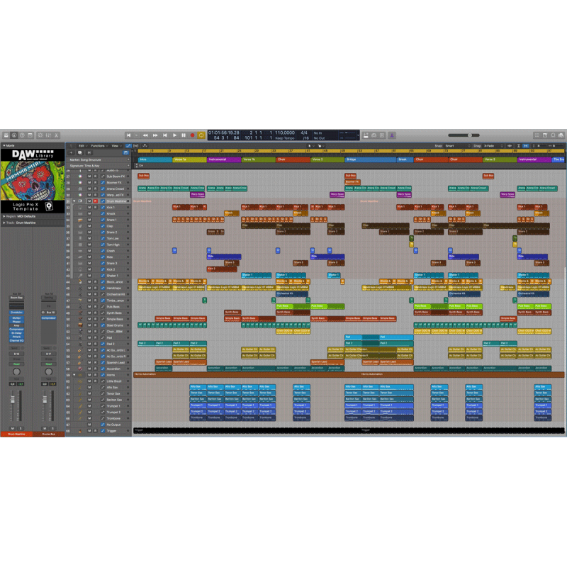 Logic Pro Template - Mamma Mia! Maxi-Beat Music Studio - 2