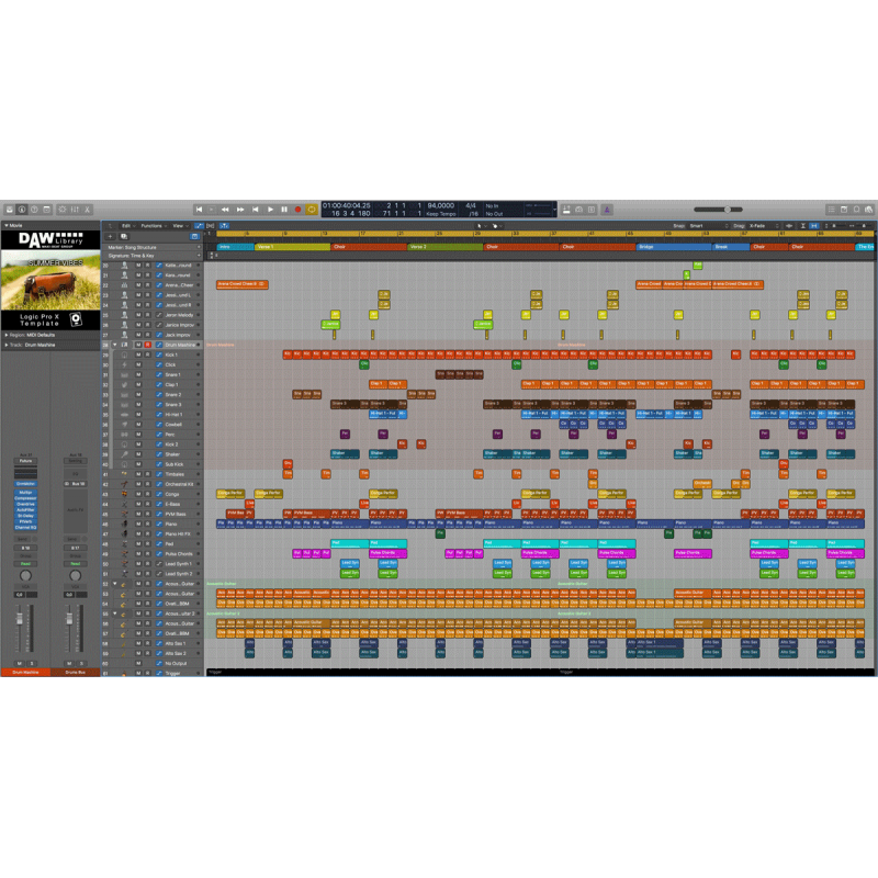 Logic Pro Template - Summer Vibes Maxi-Beat Music Studio - 2
