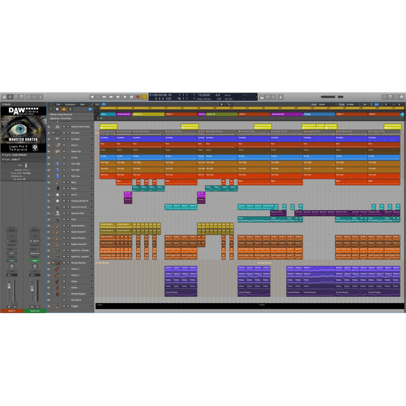 Logic Pro Template - Monster Hunter Maxi-Beat Music Studio - 2