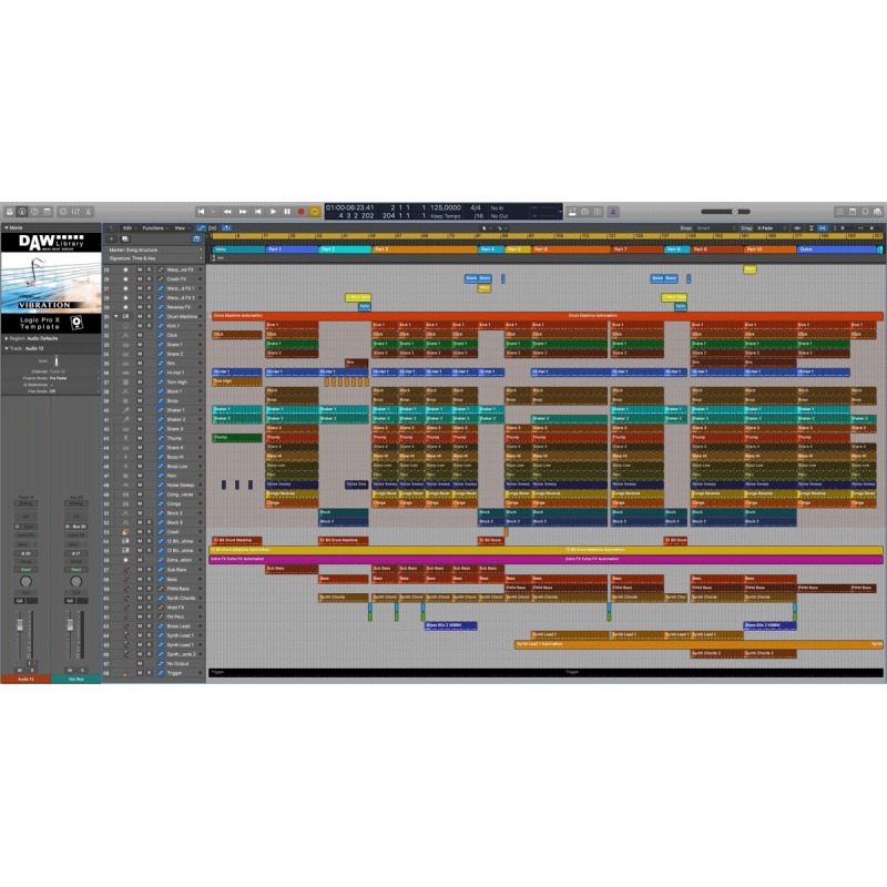 Vibration - Logic Pro Template Maxi-Beat Music Studio - 2