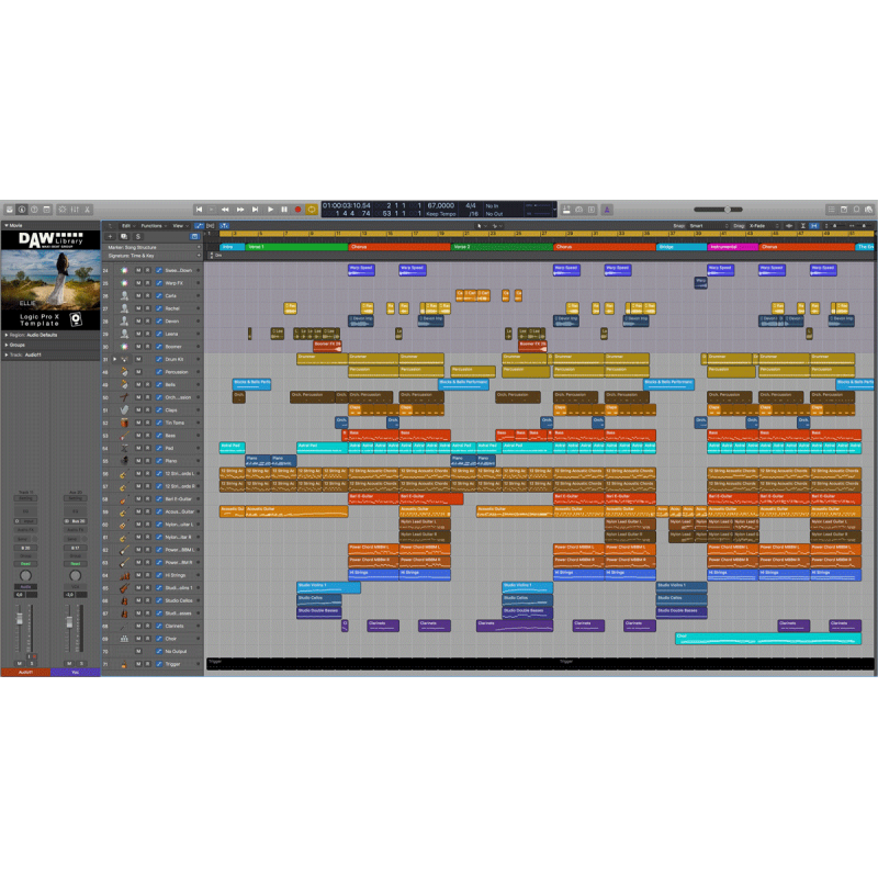 Logic Pro Template - Ellie Maxi-Beat Music Studio - 2