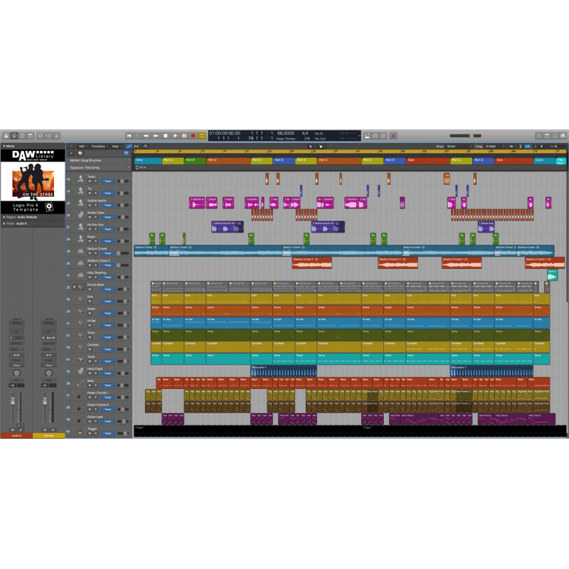 Logic Pro Template - On the Stage Maxi-Beat Music Studio - 2