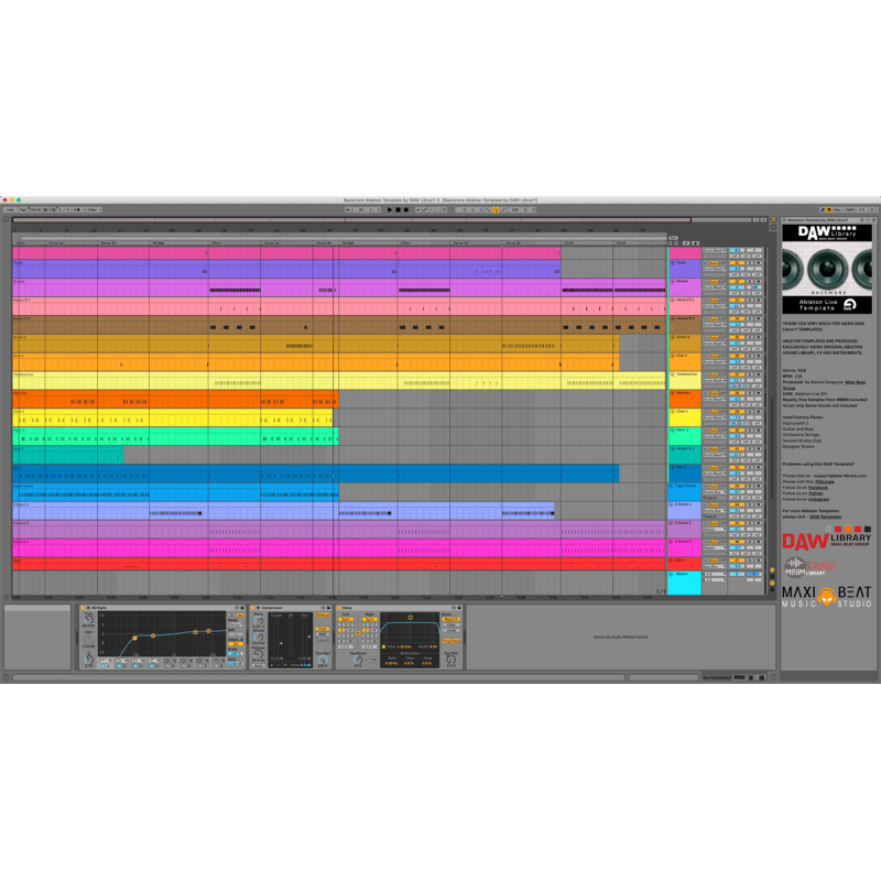 Ableton Template - Bassmore Maxi-Beat Music Studio - 2