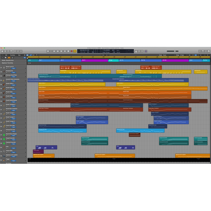 Logic Pro Template - Another world Maxi-Beat Music Studio - 4