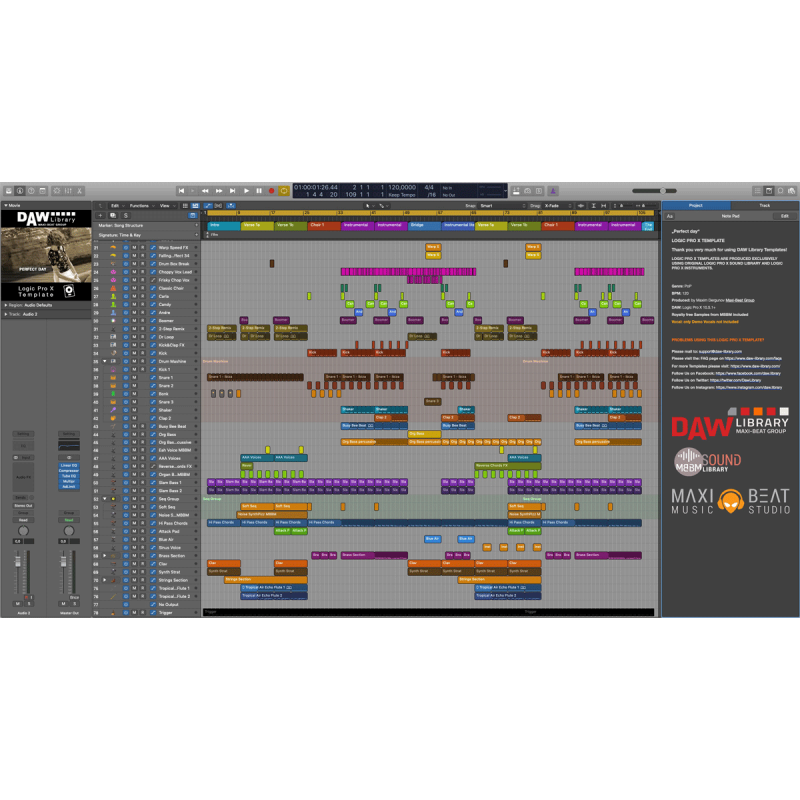 Logic Pro Template - Perfect day Maxi-Beat Music Studio - 4