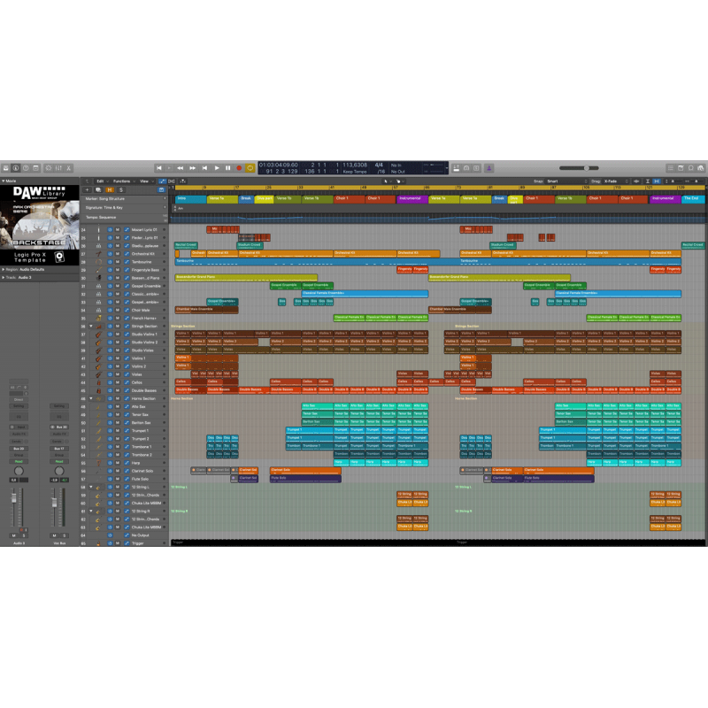Logic Pro Template - Backstage Maxi-Beat Music Studio - 2
