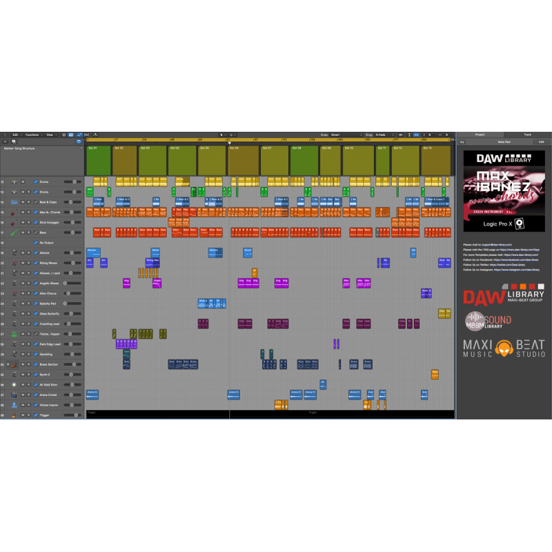 MaX Power Chords – Logic Pro Sampler Maxi-Beat Music Studio – 2