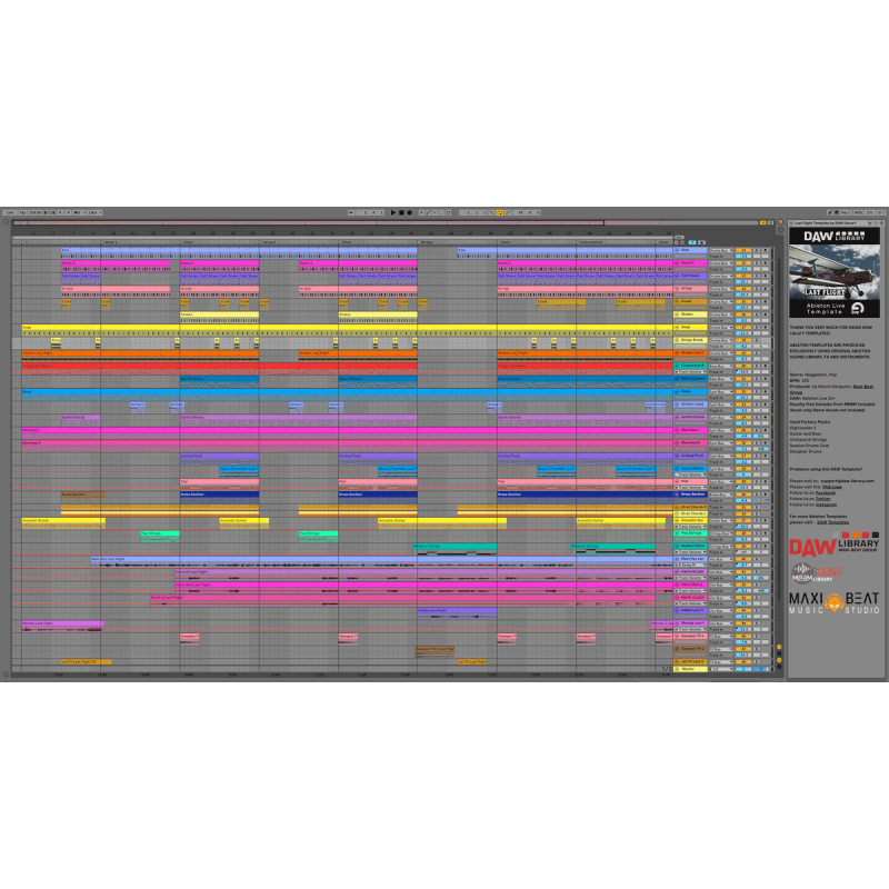 Last flight - Ableton Template Maxi-Beat Music Studio - 2
