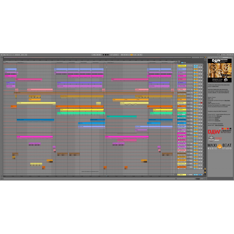 Ableton Template - AAA Maxi-Beat Music Studio - 2