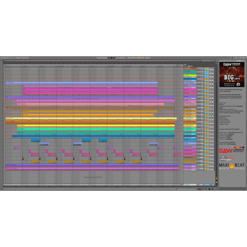 Ableton Template - Big love Maxi-Beat Music Studio - 2