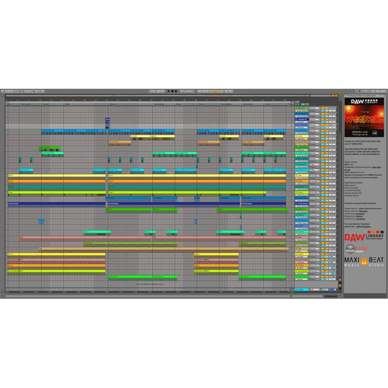 Ableton Template - This Weekend Maxi-Beat Music Studio - 2
