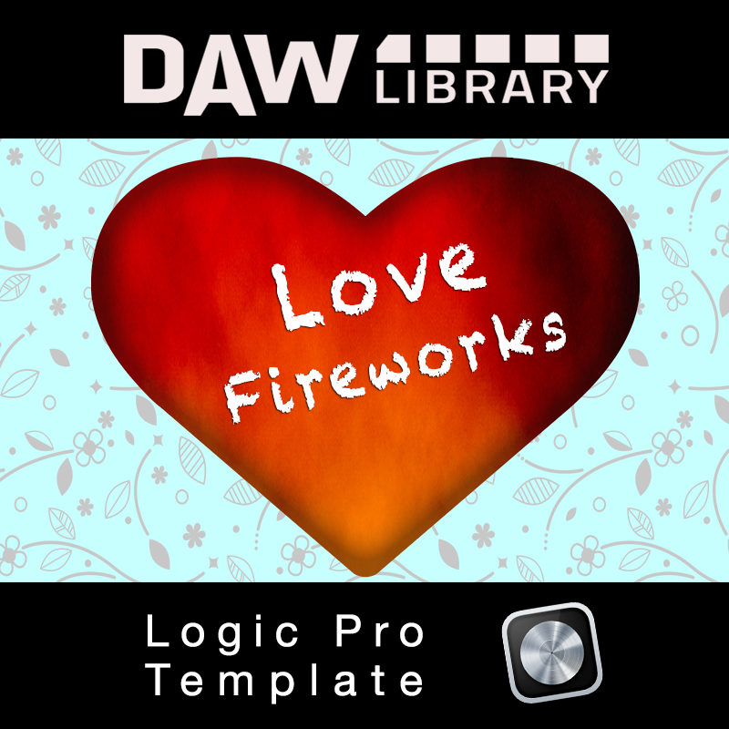Logic Pro Template - Love Fireworks Maxi-Beat Music Studio - 1