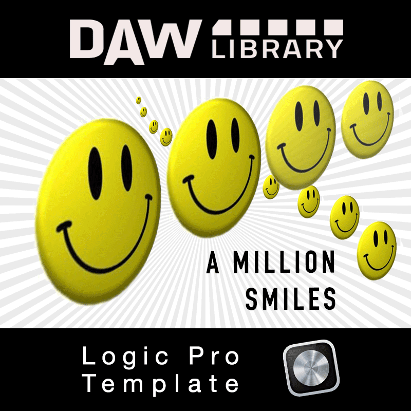 Logic Pro Template - A Million Smiles Maxi-Beat Music Studio - 1