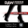 Don't need you - Logic Pro Template Maxi-Beat Music Studio - 1