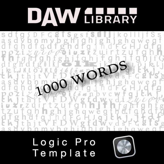 1000 Words - Logic Vorlage 1000 Words - Logic Vorlage Maxi-Beat Music Studio - 1