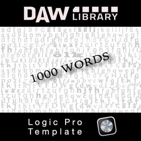 Logic Pro Template - 1000 Words Maxi-Beat Music Studio - 1