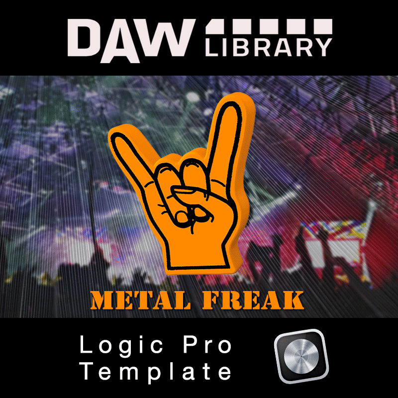 Metal Freak - Logic Template Maxi-Beat Music Studio - 1