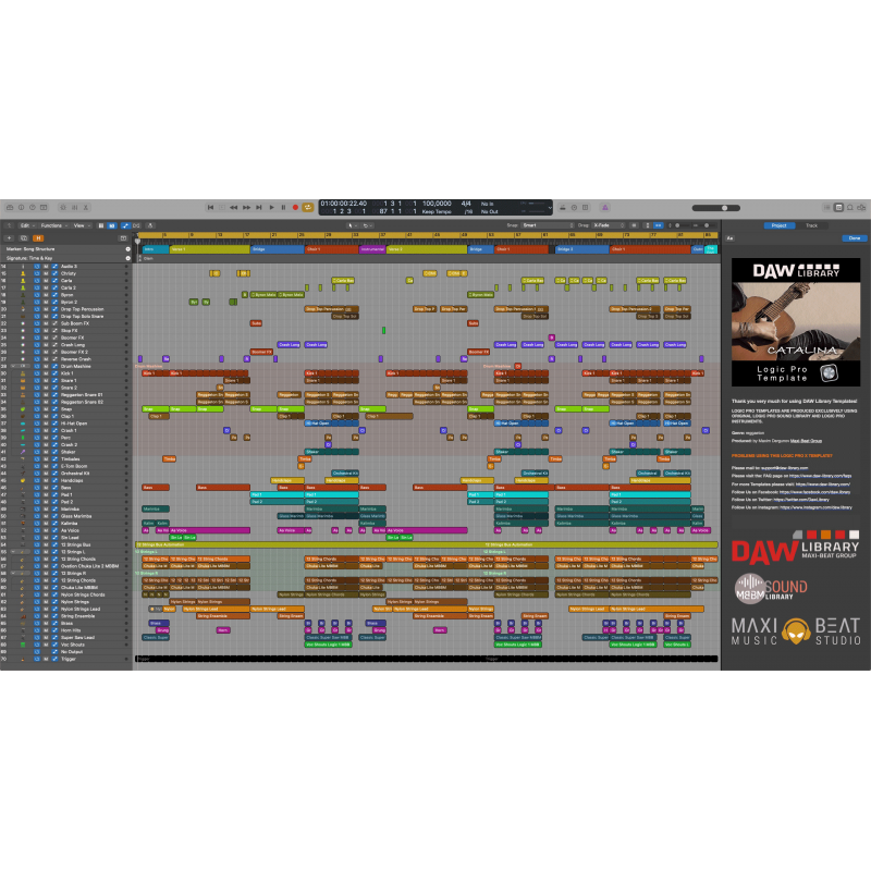 Catalina - Logic Pro Template Maxi-Beat Music Studio - 2