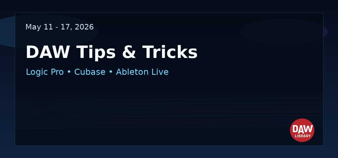 Boost Your DAW Workflow: Key Commands and Screensets in Logic Pro, Plus Time-Savers in Cubase and Ableton Live