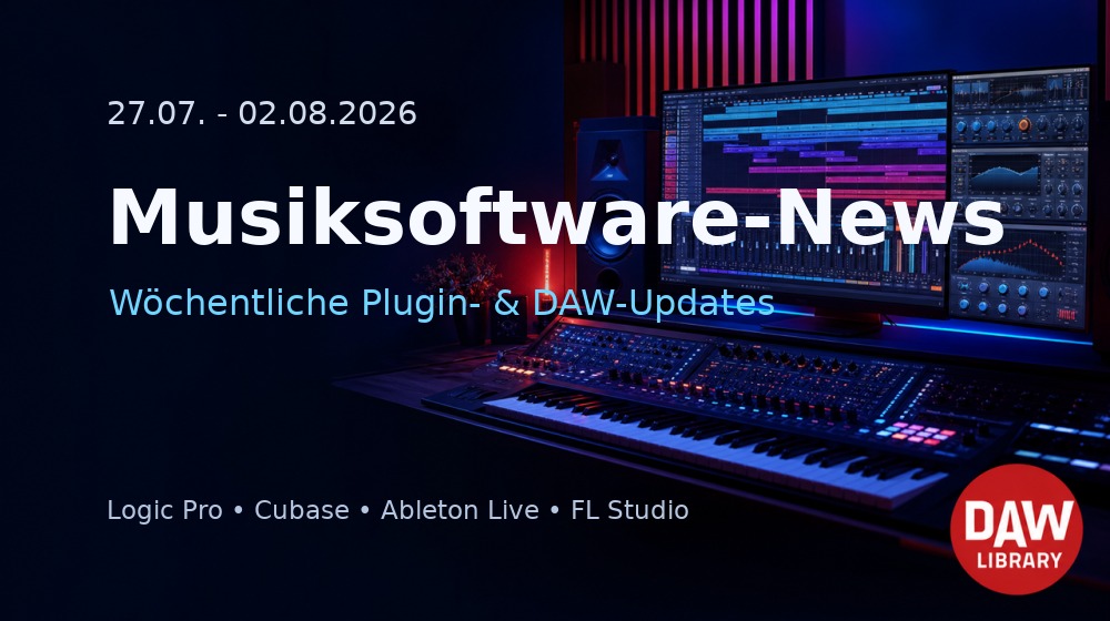 DAW-Rundschau Juli 2026: FL Studio glänzt mit großen Updates, Ableton push-t den Workflow